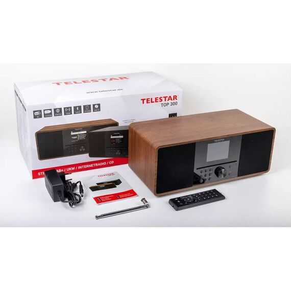 Telestar 5701300 Radio Internet Digital Holz, Farbe: Holz, 2 image