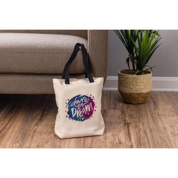 Cricut Infusible Ink Tote Blank Polyester Beige Frau Stoffbeutel, 4 image