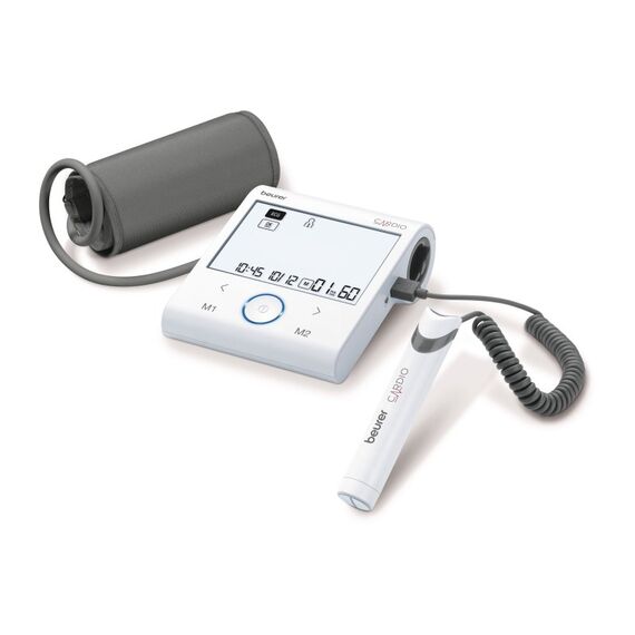 Beurer Blutdruck-/Pulsmessgerät BM96 mit EKG Funktion, 2x 60 Speicherplätze