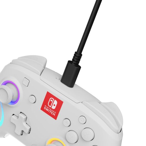 PDP Afterglow Wave Weiß USB Gamepad Analog / Digital Nintendo Switch, Nintendo Switch Lite, Nintendo Switch OLED, 6 image