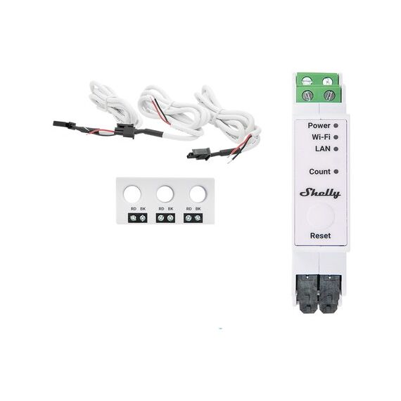 Shelly Pro 3EM-3CT63 Energiekostenmesser AC