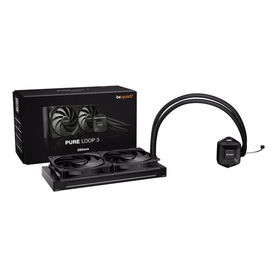 be quiet! PURE LOOP 3 Prozessor All-in-One-Flüssigkeitskühler 14 cm Schwarz, 4 image