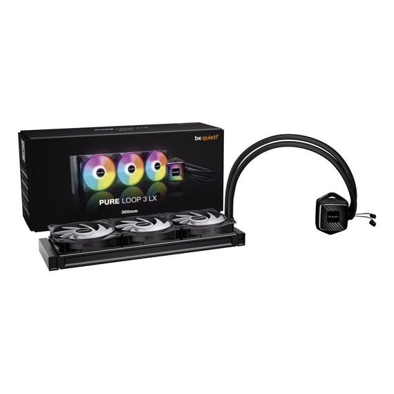 be quiet! PURE LOOP 3 LX Prozessor All-in-One-Flüssigkeitskühler 12 cm Schwarz 1 Stück(e), 2 image