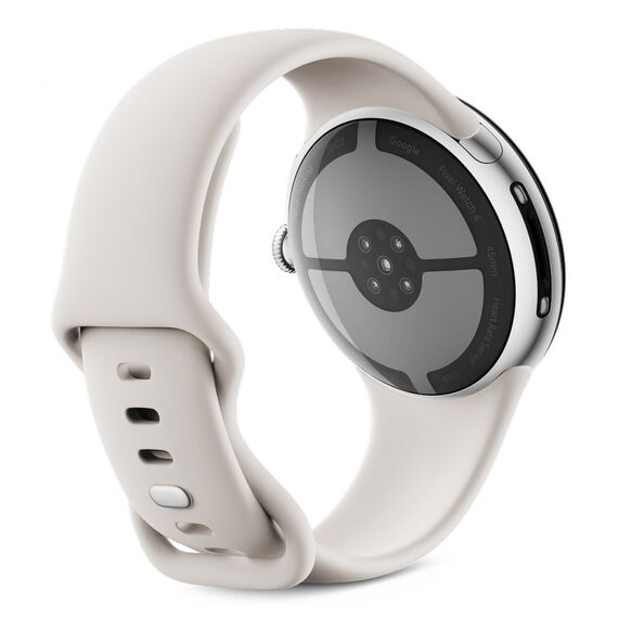 Google Pixel Watch 4 AMOLED 45 mm Digital Touchscreen 4G Silber WLAN GPS, 2 image