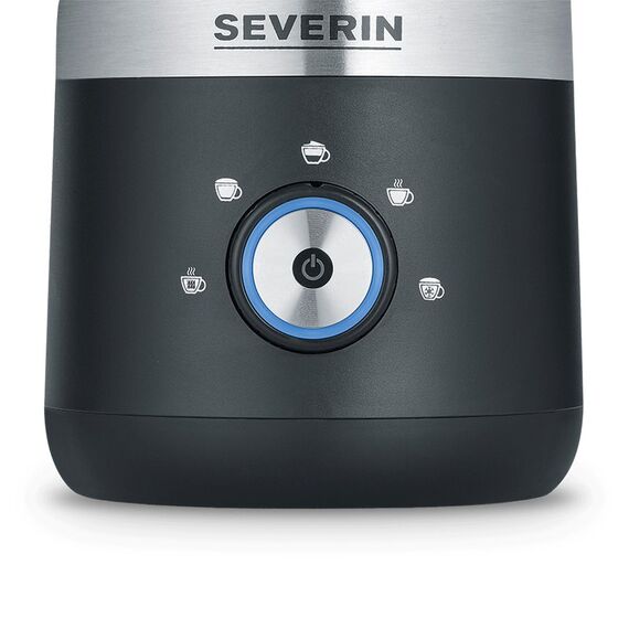 Severin 3588 Milchschäumer/-wärmer Handlicher elektrischer Milchaufschäumer Schwarz, Silber, 3 image