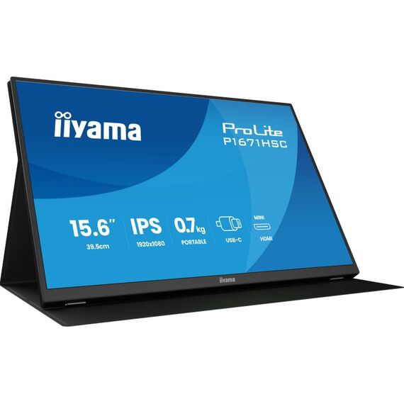 iiyama ProLite P1671HSC-B1 Computerbildschirm 39,6 cm (15.6") 1920 x 1080 Pixel Full HD LED Schwarz, 4 image
