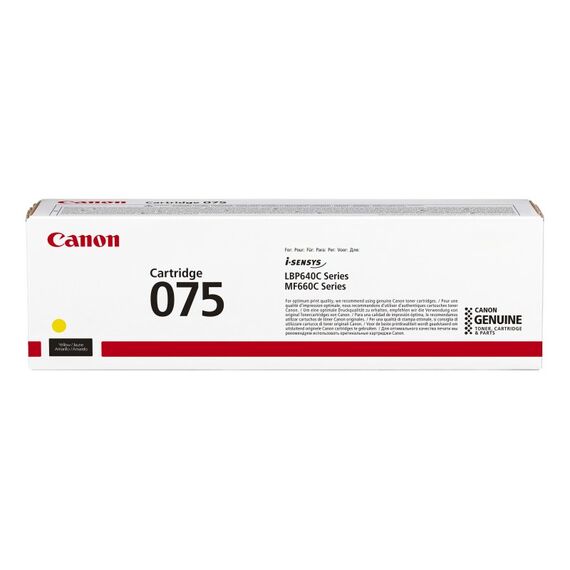 Canon 075 Tonerkartusche 1 Stück(e) Original Gelb
