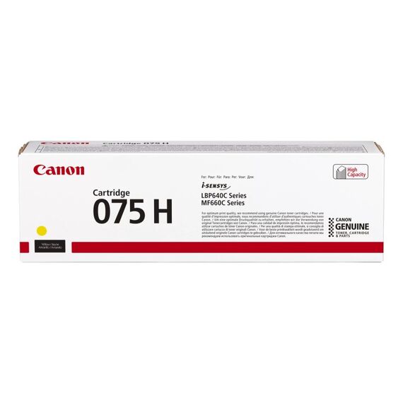 Canon 075 H Tonerkartusche 1 Stück(e) Original Gelb