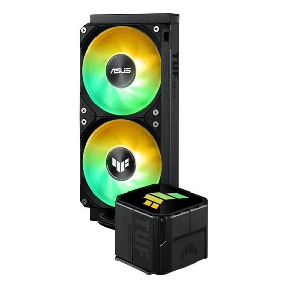 ASUS TUF GAMING LC III 240 ARGB Prozessor All-in-One-Flüssigkeitskühler 12 cm Schwarz, Farbe: Schwarz, 4 image