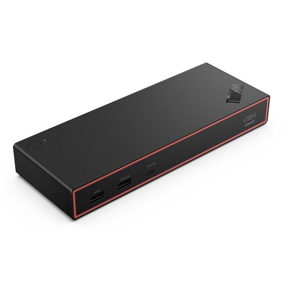 Lenovo ThinkPad USB4 Smart Dock 5500 with 135W Adapter Kabelgebunden Schwarz, 3 image