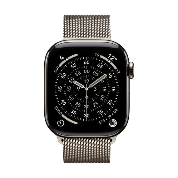 Apple MGHY4ZM/A Intelligentes tragbares Accessoire Band Natürlich/Natur Edelstahl