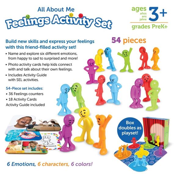 Learning Resources All About Me Feelings Activity Set, 6 image