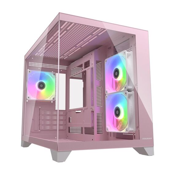 COUGAR Gehäuse Mini-Tower, FV150 ARGB, Pink, Farbe: Pink
