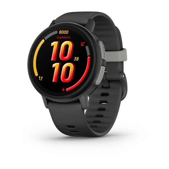 Garmin Bounce 010-03399-00 Smartwatch/ Sportuhr 3,05 cm (1.2") AMOLED 43 mm Digital 390 x 390 Pixel Touchscreen Grau WLAN GPS