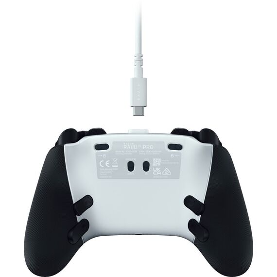 Razer Raiju V3 Pro Schwarz, Weiß RF/USB Gamepad Analog PC, PlayStation 5, Farbe: Schwarz, Weiß, 6 image