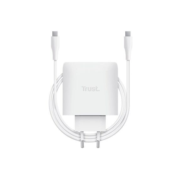 Trust Maxo USB-C-GaN-Ladegerät 65 W, Farbe: Weiß, 4 image