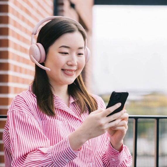 Logitech Zone Wireless 2 ES Kopfhörer Verkabelt & Kabellos Kopfband Anrufe/Musik USB Typ-C Bluetooth Rose, Farbe: Rose, Länge: 1,5 m, 3 image