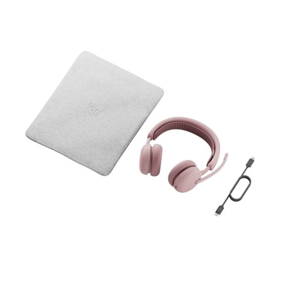 Logitech Zone Wireless 2 ES Kopfhörer Verkabelt & Kabellos Kopfband Anrufe/Musik USB Typ-C Bluetooth Rose, Farbe: Rose, Länge: 1,5 m, 5 image
