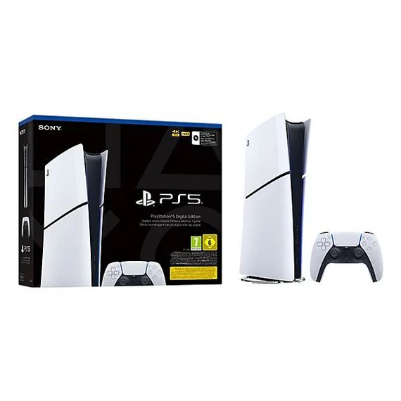 Sony Interactive Entertainment PlayStation 5 Digital Edition 825 GB WLAN Schwarz, Weiß