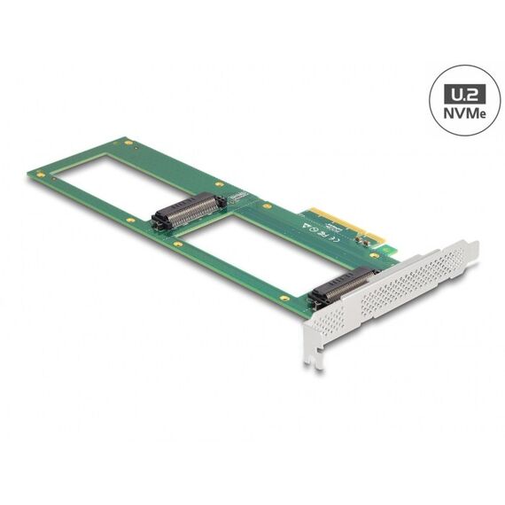 DeLOCK PCI Express 4.0 x8 Karte zu 2 x intern U.2 NVMe SFF-8639 - Bifurcation, 3 image