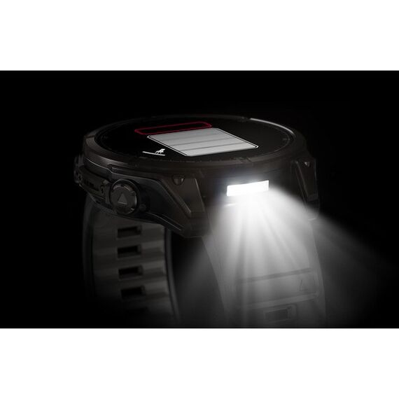 Garmin fenix 8 3,56 cm (1.4") AMOLED 47 mm Digital 454 x 454 Pixel Touchscreen Schwarz WLAN GPS, 3 image
