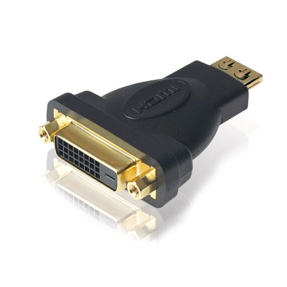 PureLink PureInstall PI015 HDMI Type A Male DVI-D Female Schwarz