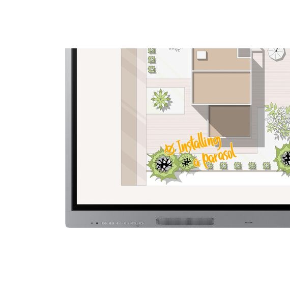 Samsung WE65FX Interaktives Whiteboard 165,1 cm (65") 3840 x 2160 Pixel Touchscreen Grau HDMI, 8 image