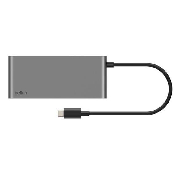 Belkin INC024HQSGY Schnittstellen-Hub USB Typ-C 10000 Mbit/s Grau, 3 image