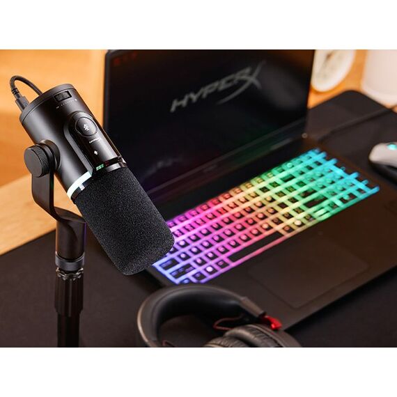 HyperX FlipCast - USB/XLR Dynamic Microphone (Black) Schwarz Dynamisches Mikrofon, 11 image