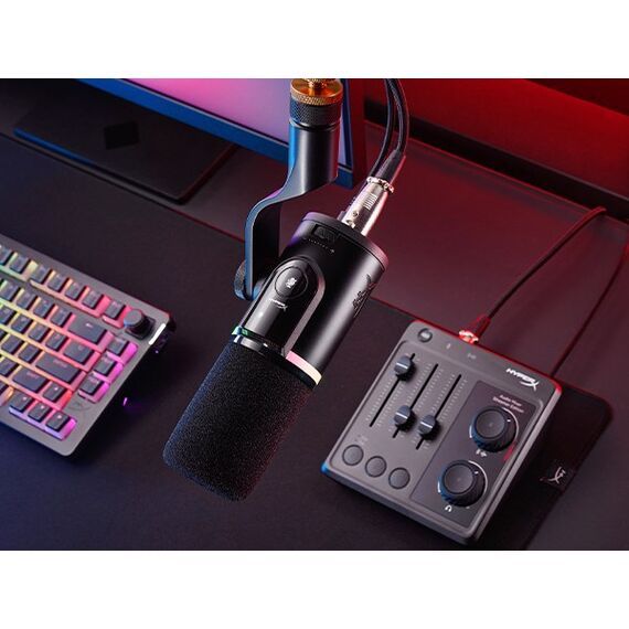 HyperX FlipCast - USB/XLR Dynamic Microphone (Black) Schwarz Dynamisches Mikrofon, 12 image