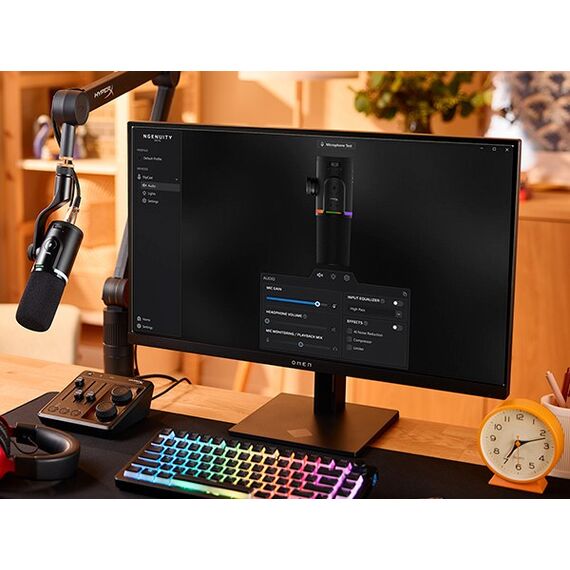 HyperX FlipCast - USB/XLR Dynamic Microphone (Black) Schwarz Dynamisches Mikrofon, 13 image