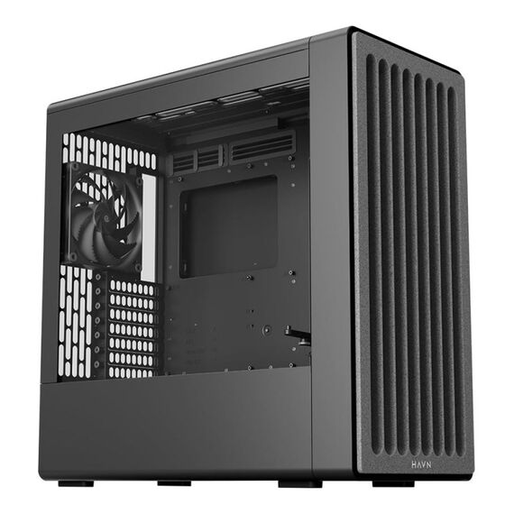 HAVN BF 360 Midi Tower Schwarz, Farbe: Schwarz