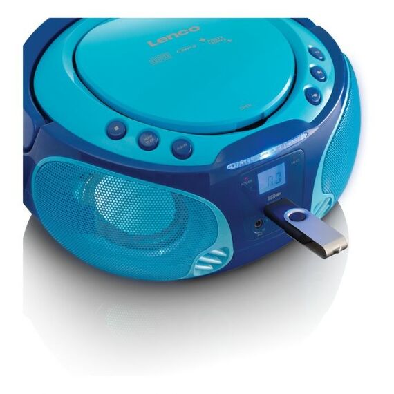 Lenco SCD-650 blue Tragbar Blau, 2 image
