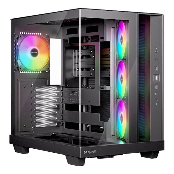 be quiet! Light Base 500 LX Black Midi Tower Schwarz, Farbe: Schwarz