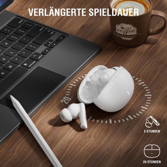 4smarts SkyBuds Pro ANC Kopfhörer True Wireless Stereo (TWS) im Ohr Anrufe/Musik/Sport/Alltag Bluetooth Schwarz, Farbe: Schwarz, 6 image