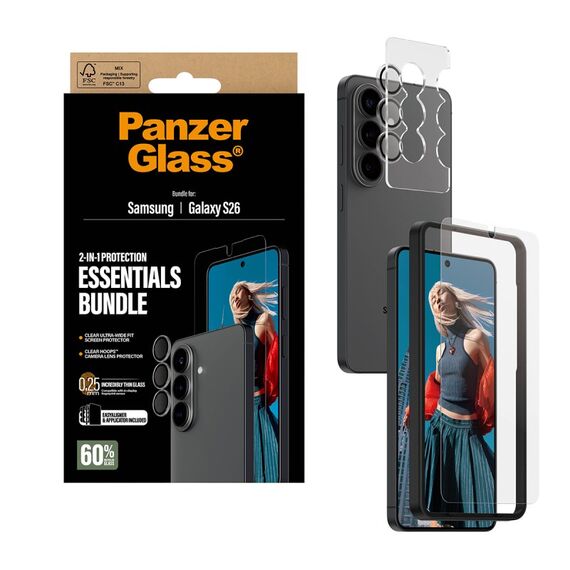 PanzerGlass ® 2-in-1 Hoops® Set Samsung Galaxy S26 | Ultra-Wide Fit, 4 image