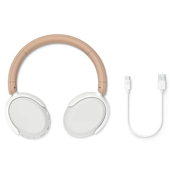 Philips 5000 series TAK5500AL/00 Kopfhörer & Headset Verkabelt & Kabellos Kopfband Anrufe/Musik Bluetooth Bernstein, Weiß, 8 image