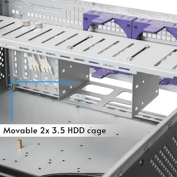 Chieftec UNC-409S-AIO-OP - 4U Rackmount-Servergehäuse, 9 image