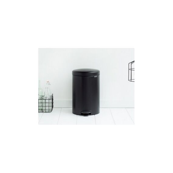 Brabantia 114106 Mülleimer 20 l Rund Schwarz