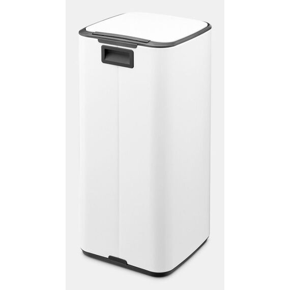 Brabantia Bo Pedal Bin 30 l Rechteckig Stahl Weiß, Farbe: Weiß, 5 image