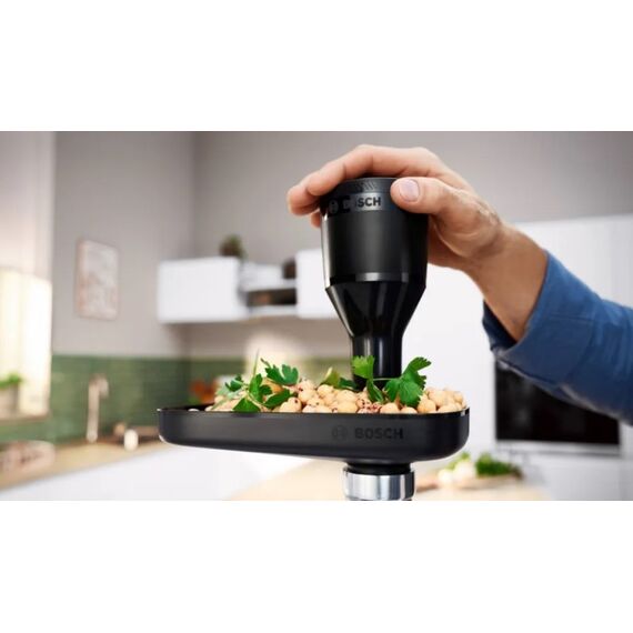Bosch Serie 4 MFWS440B Fleischwolf 1900 W Schwarz, Silber, 5 image