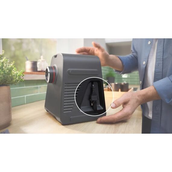 Bosch Serie 4 MFWS440B Fleischwolf 1900 W Schwarz, Silber, 9 image