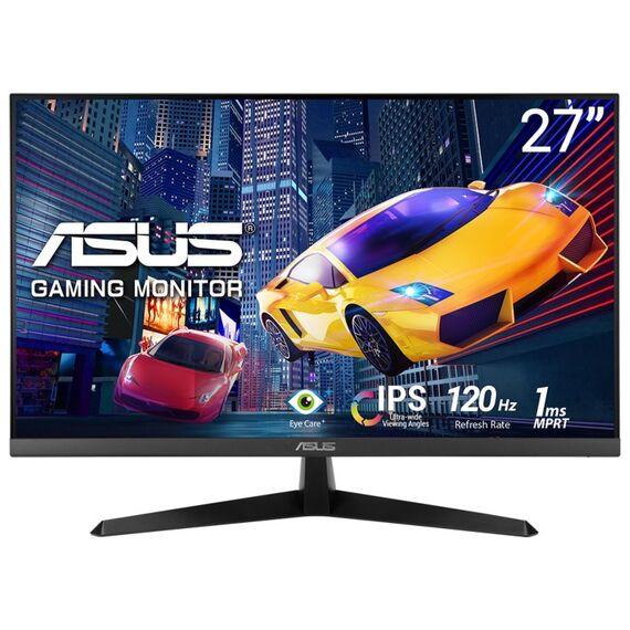ASUS EyeCare VY279HGR (68.6 cm (27 Zoll), schwarz, FullHD, IPS, Adaptive-Sync, 120Hz Panel) Computerbildschirm