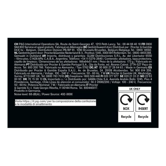 Braun Series 5 52-B1000s Folienschaber Schwarz, 4 image