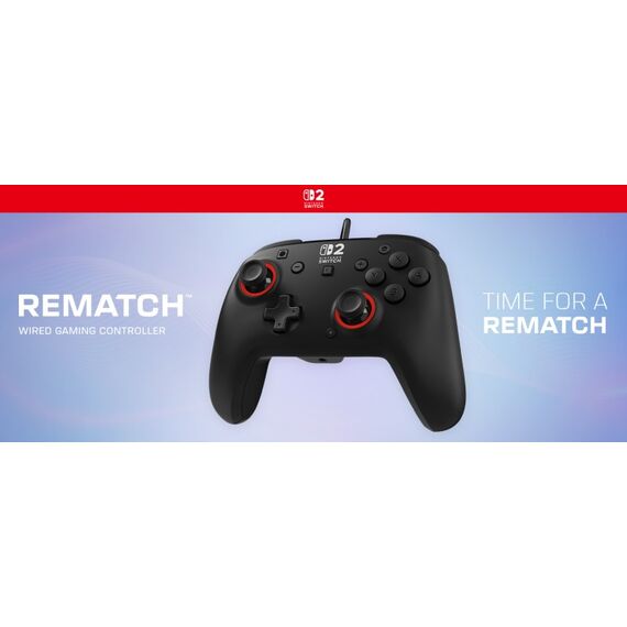 Turtle Beach Rematch Schwarz Kabelgebundener RGB-Gaming-Controller Offiziell lizenziert für Nintendo Switch 2, 11 image