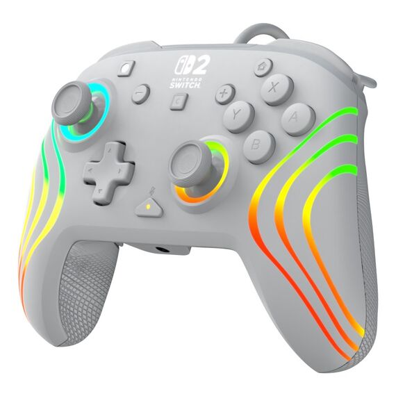 Turtle Beach Afterglow Wave Grau Kabelgebundener RGB-Gaming-Controller Offiziell lizenziert für Nintendo Switch 2, Farbe: Grau, 3 image