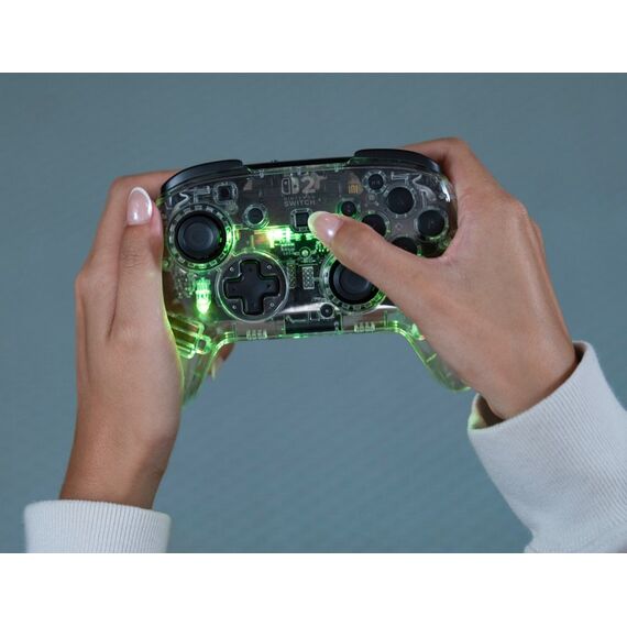 Turtle Beach Afterglow Transparent Kabelloser RGB-Gaming-Controller offiziell lizenziert für Nintendo Switch 2, 7 image