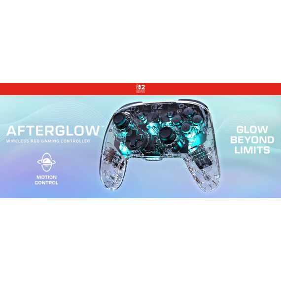 Turtle Beach Afterglow Transparent Kabelloser RGB-Gaming-Controller offiziell lizenziert für Nintendo Switch 2, 9 image