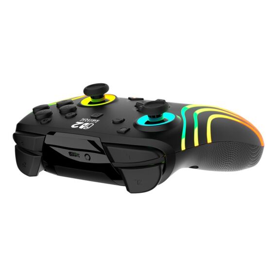 Turtle Beach Afterglow Wave Schwarz Kabelloser RGB-Gaming-Controller offiziell lizenziert für Nintendo Switch 2, 4 image