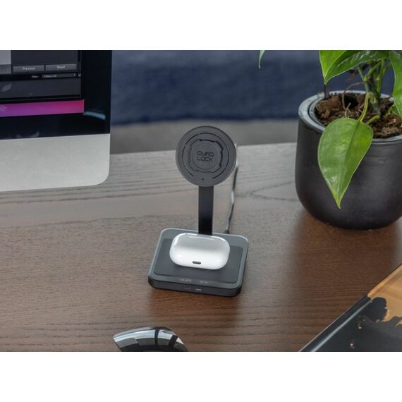 Quad Lock QLM-2DWC Ladegerät für Mobilgeräte Universal Schwarz AC Kabelloses Aufladen Schnellladung Drinnen, 5 image